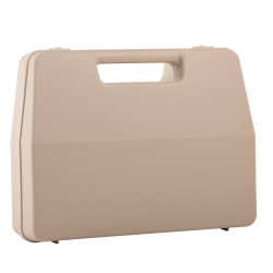 Valise plastique BAGACASE Gaggione Rétro L01 coloris beige