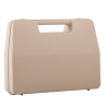 Valise plastique BAGACASE Gaggione Rétro L01 coloris beige