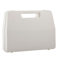 Valise plastique BAGACASE Gaggione Rétro L01 coloris blanc