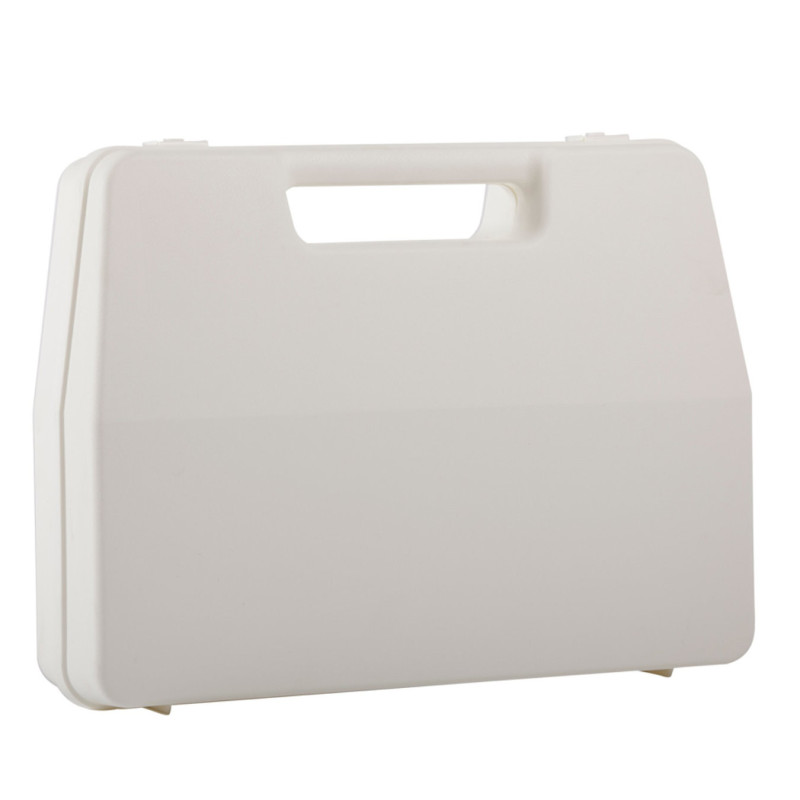 Valise plastique BAGACASE Gaggione Rétro L01 coloris blanc
