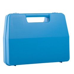 Valise plastique BAGACASE Gaggione Rétro L01 coloris bleu