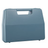 Valise plastique BAGACASE Gaggione Rétro L01 coloris bleu gris