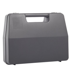 Valise plastique BAGACASE Gaggione Rétro L01 coloris gris anthracite