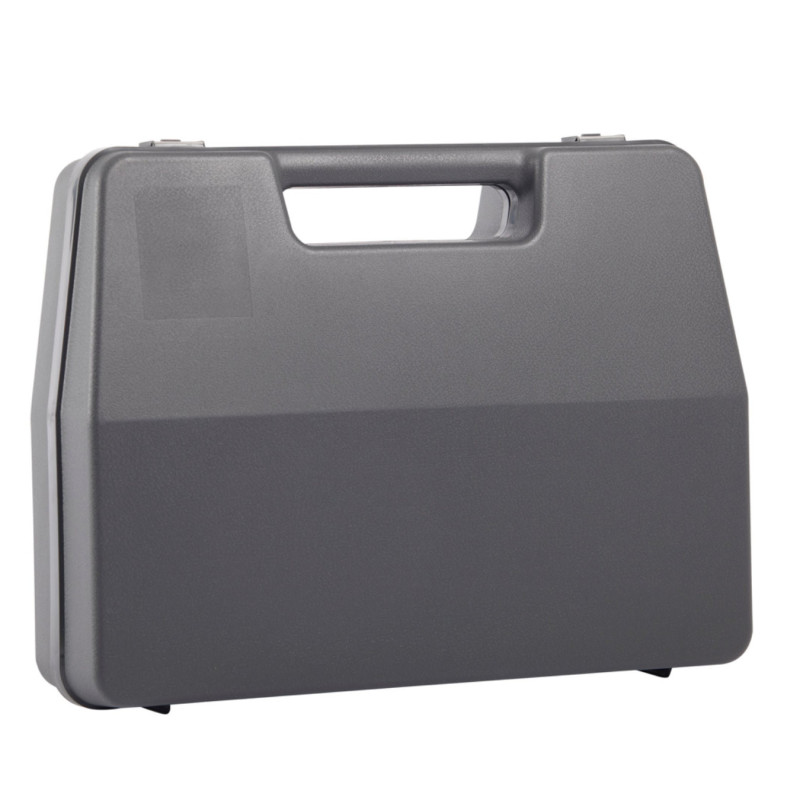 Valise plastique BAGACASE Gaggione Rétro L01 coloris gris anthracite