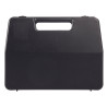 Valise plastique BAGACASE Gaggione Rétro L01 coloris noir vue de face