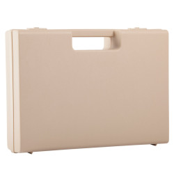 Valise plastique BAGACASE Gaggione Rétro C01 coloris beige