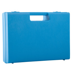 Valise plastique BAGACASE Gaggione Rétro C01 coloris bleu