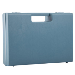 Valise plastique BAGACASE Gaggione Rétro C01 coloris bleu gris