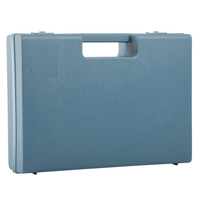 Valise plastique BAGACASE Gaggione Rétro C01 coloris bleu gris
