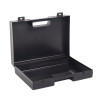 Valise plastique BAGACASE Gaggione Rétro C01 coloris noir ouverte