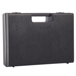 Valise plastique BAGACASE Gaggione Rétro C01 coloris noir