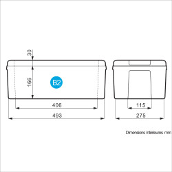 Valise plastique BAGACASE Gaggione Rétro B02