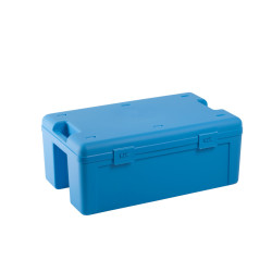 Valise plastique BAGACASE Gaggione Rétro B02 coloris bleu