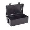 Valise plastique BAGACASE Gaggione Rétro B02 coloris noir ouverte