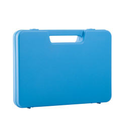 Valise plastique BAGACASE Gaggione Rétro S01 coloris bleu