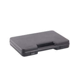 Valise plastique BAGACASE Gaggione Rétro S01 coloris noir fermée