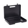 Valise plastique BAGACASE Gaggione Rétro S01 coloris noir ouverte
