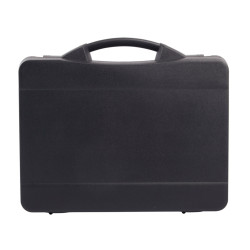 Valise plastique BAGACASE Gaggione Casual T06 coloris noir vue de face