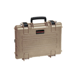 Valise étanche antichocs BAGETANCHE Explorer 4209HL.D fermée, coloris sable désert
