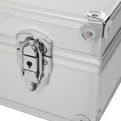 Valise aluminium BAGACASE VLM19-0 zoom sur la fermeture de la valise