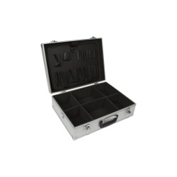 Valise aluminium BAGACASE VLM19-0 ouverte