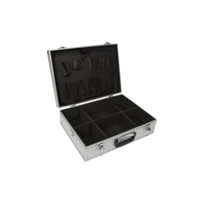 Valise aluminium BAGACASE VLM19-0 ouverte