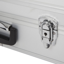 Valise aluminium BAGACASE VLM19-0 zoom sur la coque de la valise