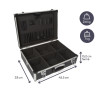 Dimensions de la alise aluminium BAGACASE VLM19-1