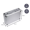 Dimensions de la Valise aluminium BAGACASE VLM19-18