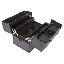 Valise aluminium BAGACASE VLM19-2U ouverte