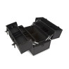 Valise aluminium BAGACASE VLM19-2U ouverte vue de profil