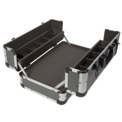 Valise aluminium BAGACASE VLM19-CW ouverte vue de face