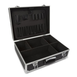 Valise aluminium noire BAGACASE VLM19-N