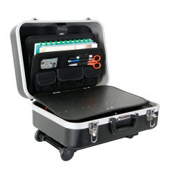 Mallette à outils mobile BAGACASE VLM19-T1 détail de l'aménagement intérieur avec les outils