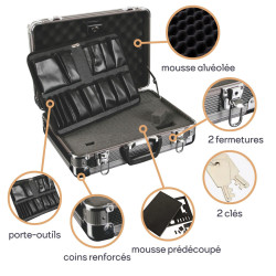 Caractéristiques de la Valise aluminium BAGACASE VLM27-1