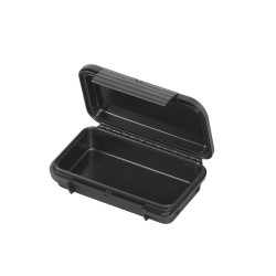 Valise plastique étanche BAGAMAX PNR-001 noir ouverte et vide