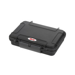 Valise plastique étanche BAGAMAX PNR-002 fermée coloris noir de profil