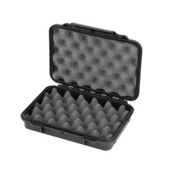 Valise plastique étanche BAGAMAX PNR-002 coloris noir avec mousse alvéolée