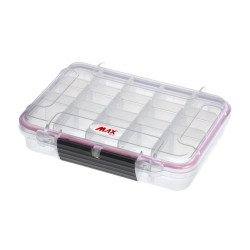 Valise plastique étanche BAGAMAX PNR-002 fermée transparente vue d'un autre profil