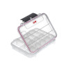 Valise plastique étanche BAGAMAX PNR-002 transparente ouverte vue de derrière