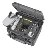 Valise étanche militaire BAGAMAX PNR-235TM155 coloris noir exemple aménagement avec outils