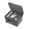 Valise étanche militaire BAGAMAX PNR-235TM155 coloris noir exemple calage mousse avec outils