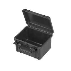 Valise étanche militaire BAGAMAX PNR-235TM155 coloris noir ouverte et vide