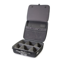 Valise souple BAGASHELL 340 avec séparateurs vue de profil déplié