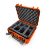 Valise étanche BAGAMAX PNR-300 coloris orange avec diviseurs rembourrés