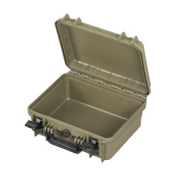 Valise étanche BAGAMAX PNR-300 coloris sahara ouverte vide