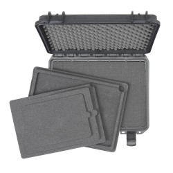 Valise étanche BAGAMAX PNR-380TM115 coloris noir avec diviseurs et support pour ordinateur