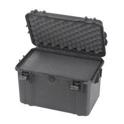 Valise étanche BAGAMAX PNR-400 ouverte avec mousse