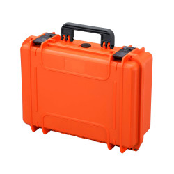 Valise étanche BAGAMAX PNR-430 coloris orange vue de profil
