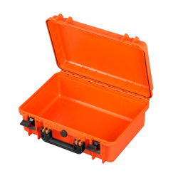 Valise étanche BAGAMAX PNR-430 coloris orange ouverte vide